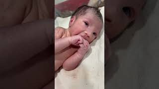 New born baby activity cutebaby newlyborn godblessyou newbornarrival religiousexpression cute [upl. by Yrelle]