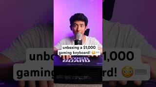 1000 keyboard unboxing 😳⌨️ asmr [upl. by Arelus]