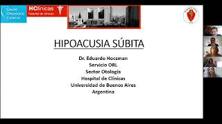 Hipoacusia súbita y nociones de audiometría  Dr Eduardo Hocsman [upl. by Flessel]