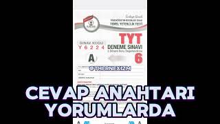 ÖZDEBİR TÜRKİYE GENELİ Y6224 CEVAP ANAHTARI 6 DENEME [upl. by Nnyltiac]