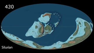 Plate Tectonics 540Ma  Modern World  Scotese Animation 022116b [upl. by Yeltsew]