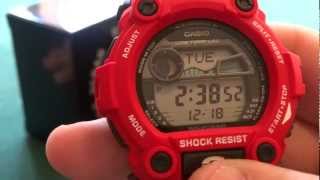 CASIO GSHOCK REVIEW AND UNBOXING G7900A4 RESCUE RED [upl. by Atnuhs]