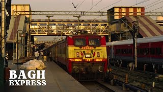 Bagh Express departs Lucknow Charbagh in the Golden Hour [upl. by Tehr]