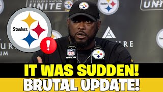 😱STEELERS ANNOUNCES MASSIVE UPDATE THEYRE OUT SUDDENLY THIS HAPPENED STEELERS NEWS TODAY [upl. by Gnihc]