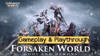 Forsaken WorldGods and Demons by YOUZU  Android  iOS Gameplay [upl. by Alfreda]