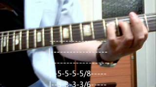 Uriah Heep Gypsy guitar lesson  wtabs [upl. by Daryn484]