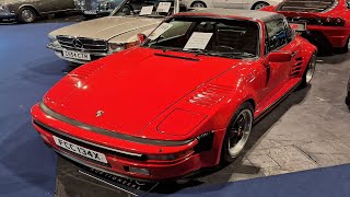 Porsche 911 Flat Nose Wide Body Whale Tail Targa 30 SC at Birmingham NEC 2024 classic car show [upl. by Burr365]