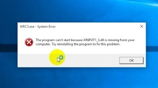 How to fix quotXINPUT13dll is missingquot error [upl. by Stephani]