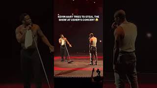 Kevin Hart tries to steal the show at Ushers concert💀😭 usher kevinhart rnb singer pop [upl. by Irem]