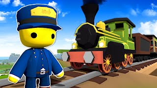 I Found a TRAIN CONDUCTOR Costume in Wobbly Life [upl. by Sigismondo935]