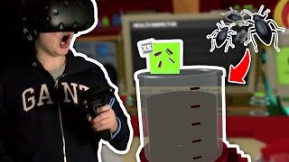 Chef Ethan makes a bug smoothie in Job Simulator VR [upl. by Ikkela]