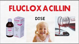 syrup Flucloxacillin dose calculate flucloxacillin dose for children [upl. by Sussi]