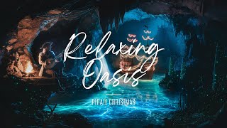 🎄✨ Christmas in a Pirate’s Cave  A Short Solitary Tale with Glowing Water  4K [upl. by Gona]