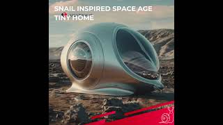 🌟🏡 Introducing the SnailInspired SpaceAge Tiny Home 🌟🏡 [upl. by Ahsimin472]