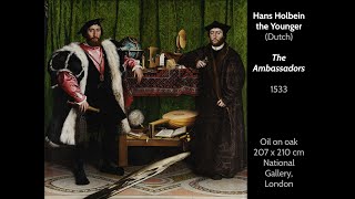 Art analysis of Hans Holbeins The Ambassadors [upl. by Pryce]