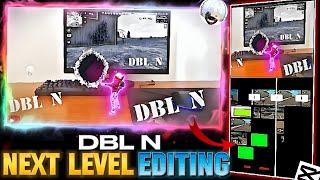 HOW TO EDIT LIKE DBL N 😈  HOW TO EDIT FREE FIRE VIDEO  DBLN1 [upl. by Einhpad825]