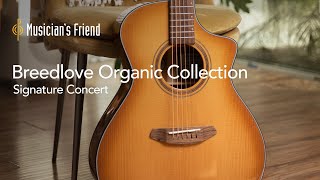 Breedlove Organic Collection Signature Concert Acoustic Guitar  All Playing No Talking [upl. by Pesek384]