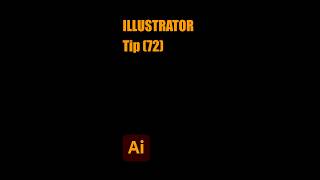 Illustrator tip No 72 illustration illustrator graphicdesign illustrators tips art tutorial [upl. by Ahidam]