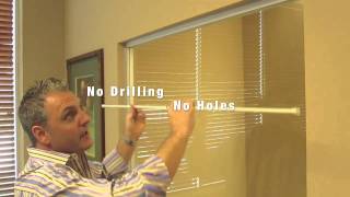 How to Install a Spring Tension Curtain Rod [upl. by Helm19]