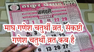 माघ गणेश चतुर्थी व्रत कब है संकष्टी गणेश चतुर्थी व्रत कब है Magh Ganesh chaturthi vrat sankashti [upl. by Hesta220]