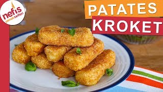 EN PRATİK Patates Kroket Tarifi  Az Malzemeli Çok Lezzetli [upl. by Ayaladnot]