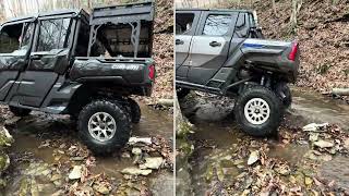 2024 Canam defender limited vs Polaris Xpedition Northstar trail test [upl. by Panayiotis]