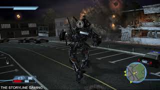 Transformers The Game  quotBarricadequot Free Roam Gameplay [upl. by Ihsakat]