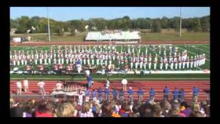 Marysville Ohio High School Marching Band Canal Winchester 09252010 [upl. by Rheinlander902]