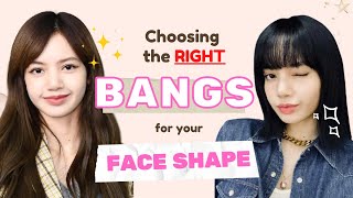 Which BANGS suit my FACE SHAPE 💇 EVERYTHING you SHOULD KNOW before getting bangs [upl. by Lyred301]