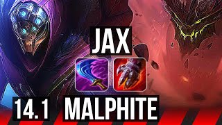 JAX vs MALPHITE TOP  6 solo kills  NA Challenger  141 [upl. by Athey]