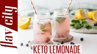 How To Make Sugar Free Lemonade  Diabetic amp Keto Friendly [upl. by Namzzaj]