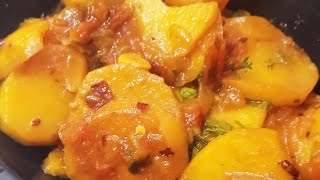 aalo ki sabzi recipe food aalo lover [upl. by Elokyn]