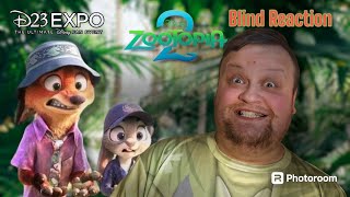 D23 Expo 2024 Zootopia 2 First Look Clip BLIND REACTION [upl. by Noitsuj484]