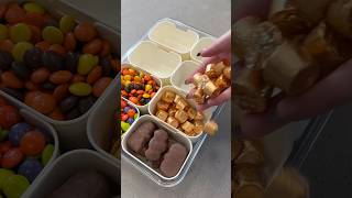 Halloween themed snackle box asmr restock organize asmrsounds organization snacks shorts [upl. by Hnacogn552]