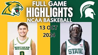 Michigan State vs Northern Michigan EXPANDED FULL GAME Highlights  Oct 13  2024 NCAA Basketball [upl. by Phelia]