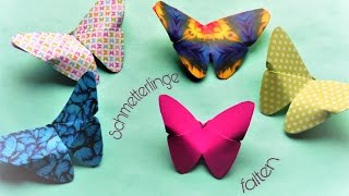 Schmetterling falten origami  Fafolia [upl. by Aeslek]