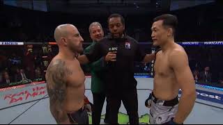 Alexander Volkanovski vs Chan Sung Jung  Full Fight Highlights UFC 273 [upl. by Anastasio]