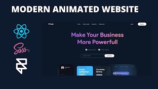 Build a Stunning Animated Website from Scratch with React JS  What You Can Make in React JS [upl. by Triplett875]