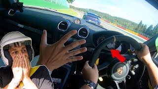 NEAR CRASH Porsche GT4 RS VS Porsche 992 GT3 INTENSE RACE [upl. by Egidius]