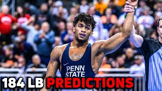 Predictions For 184 Lb NCAA Champion And All Americans [upl. by Sylirama]