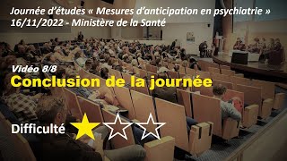 Journée quot Mesures dAnticipation en Psychiatrie  outils de droits outils de soins  quot  Vidéo 88 [upl. by Nage]