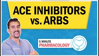 Pharmacology ACE Inhibitors vs ARBs  Antihypertensive l Lisinopril Losartan for NCLEX RN LPN [upl. by Beulah]