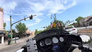 POV Harley Davidson Street Glide on a beautiful Spring morning [upl. by Asilim]