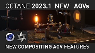 Octane 20231 New Compositing AOVs Features [upl. by Concoff230]