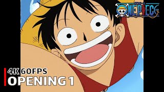 One Piece  Opening 1 【We Are】 4K 60FPS Creditless  CC [upl. by Galateah]