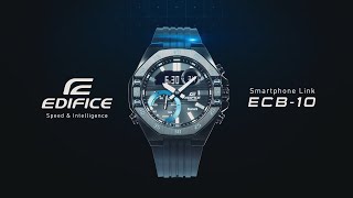 EDIFICE 팔각 크로노 그래프 스마트 ECB10 [upl. by Tonl334]