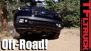 2017 Honda Ridgeline Takes on the Gold Mine Hill OffRoad Review [upl. by Ialocin]