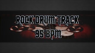 Jimi Hendrix Style Rock Drum Track 95 BPM HQHD [upl. by Ginder]