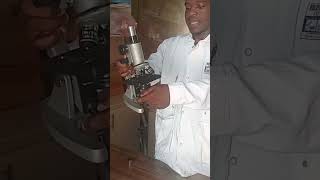 How to set up a simple microscope [upl. by Eadahc]