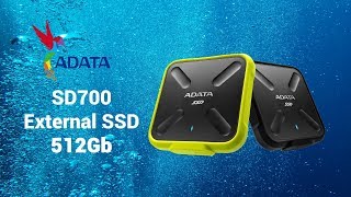 Adata SD700 portable SSD hard drive Review [upl. by Aitnohs56]